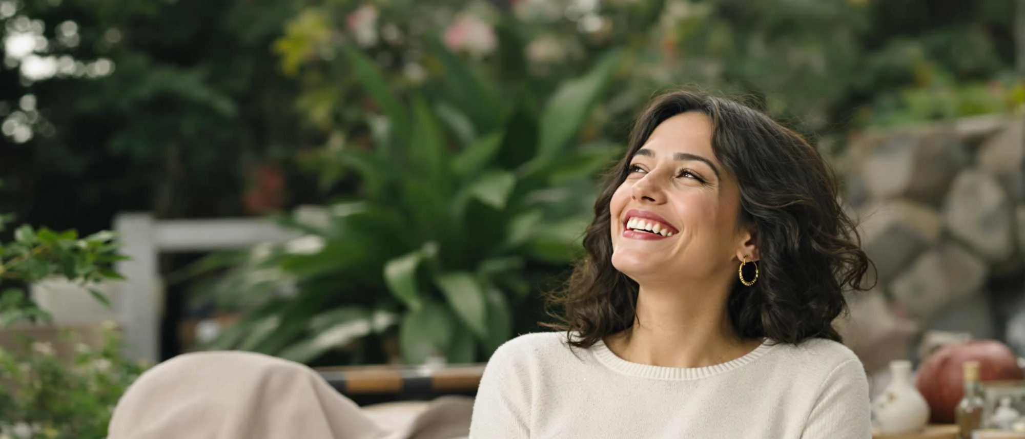 woman smiling - bio identical hormone therapy